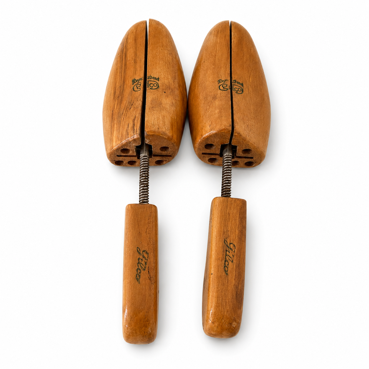 Vintage E.T. Gilbert Co - Gilco Adjustable Wooden Shoe Stretchers
