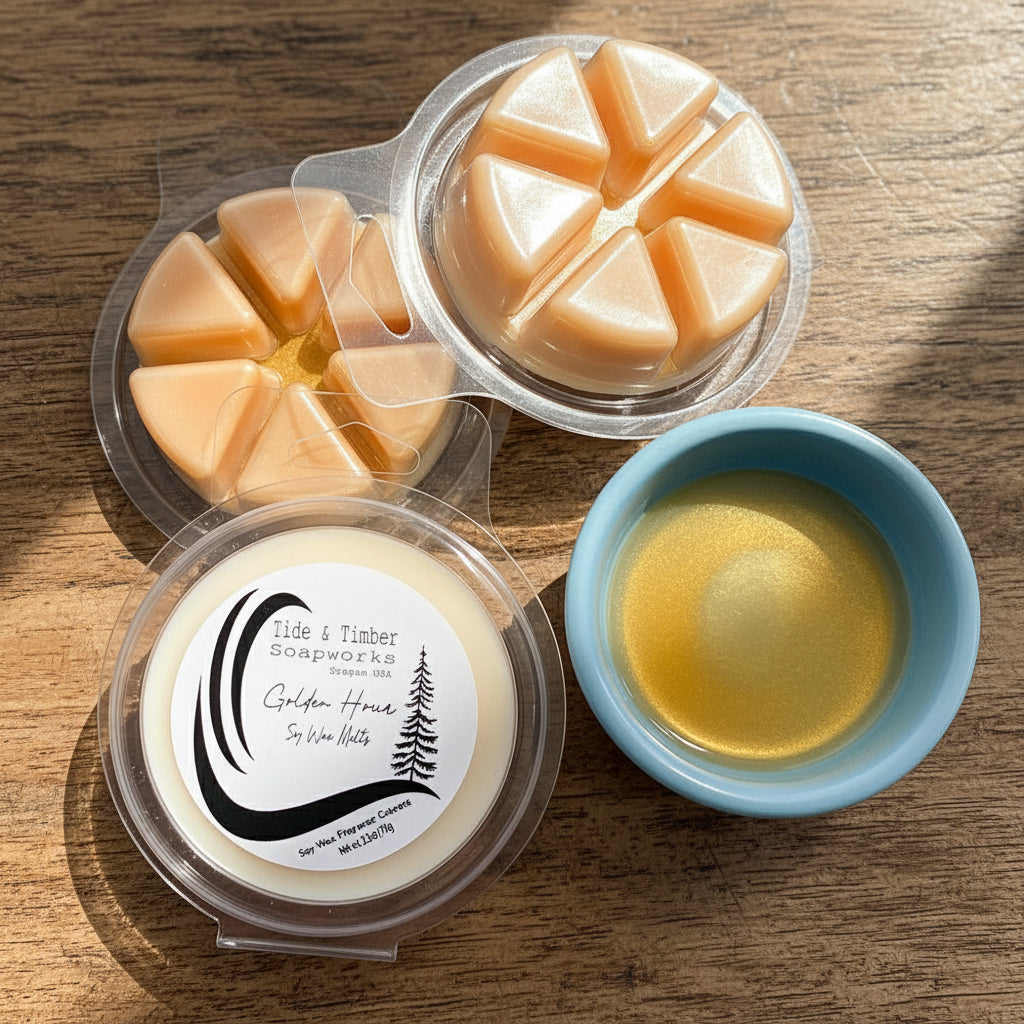 Golden Hour Wax Melts by Tide & Timber Soapworks