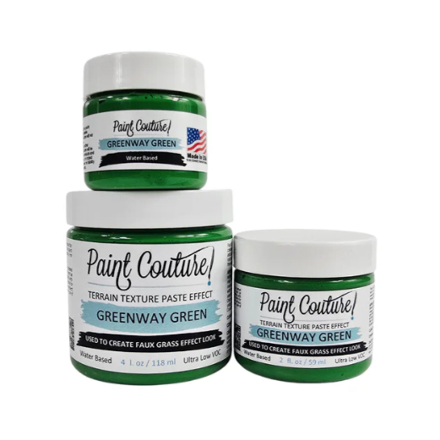 Paint Couture Greenway Green Grass Terrain Texture Paste - Water-Based