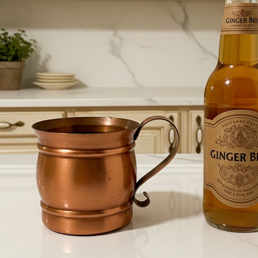 Vintage Gregorian Copper Mug - Barware Crafted in The 1980s USA
