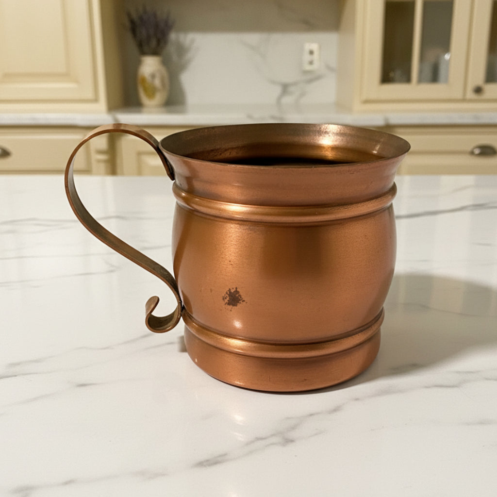 Vintage Gregorian Copper Mug - Barware Crafted in The 1980s USA