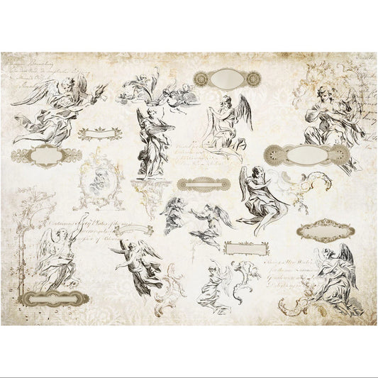 Roycycled Treasures Angel Companion Decoupage Paper - Made in USA