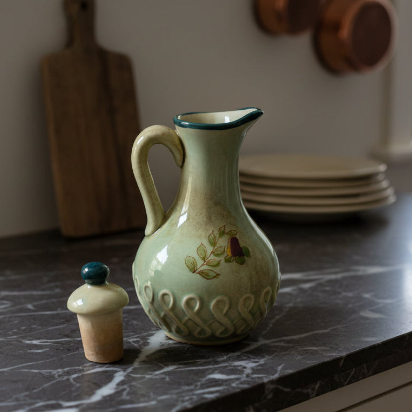 Hand-Painted Oil Bottle Japan