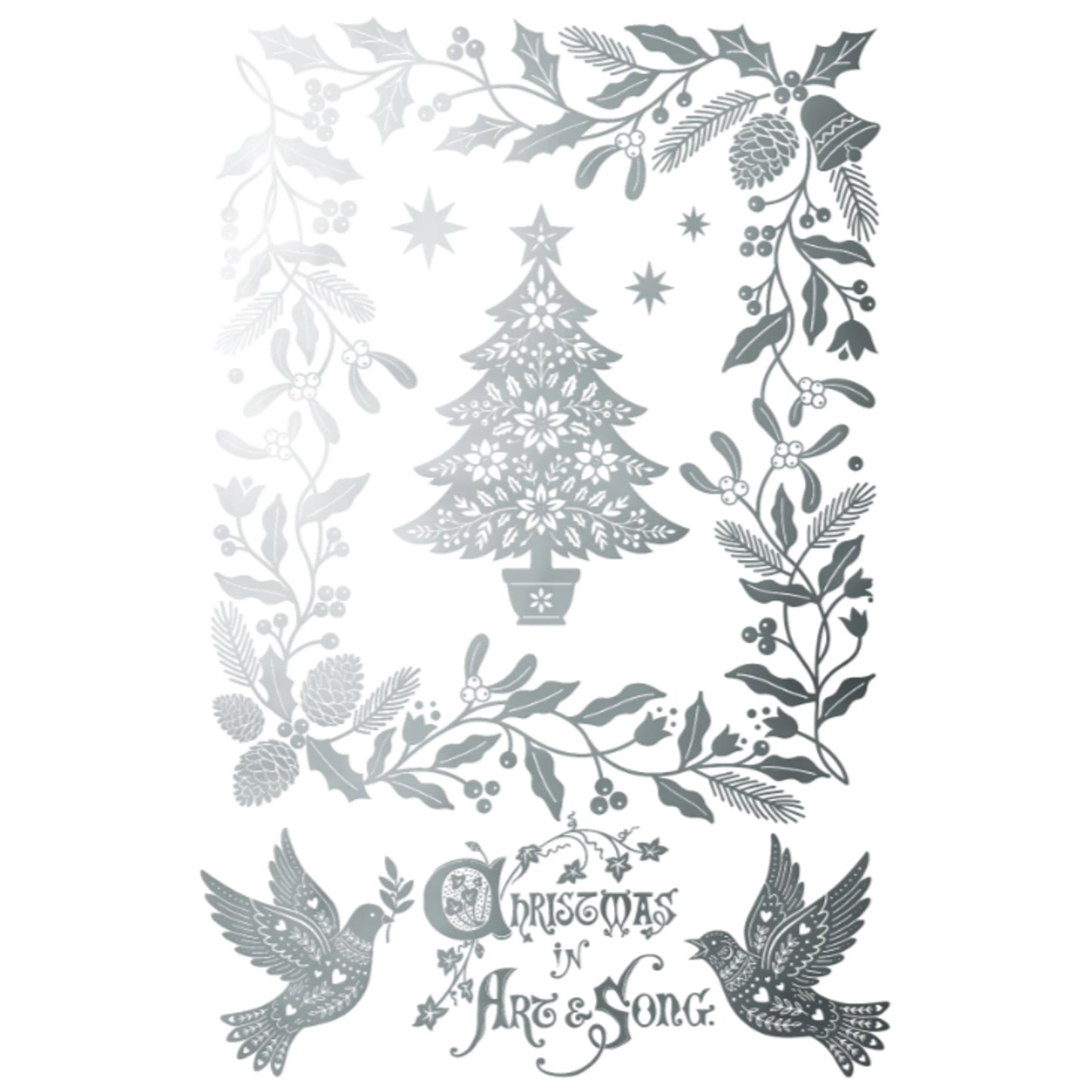 IOD Angels Sing Foil Decor Transfer by Iron Orchid Designs - 8 Sheets