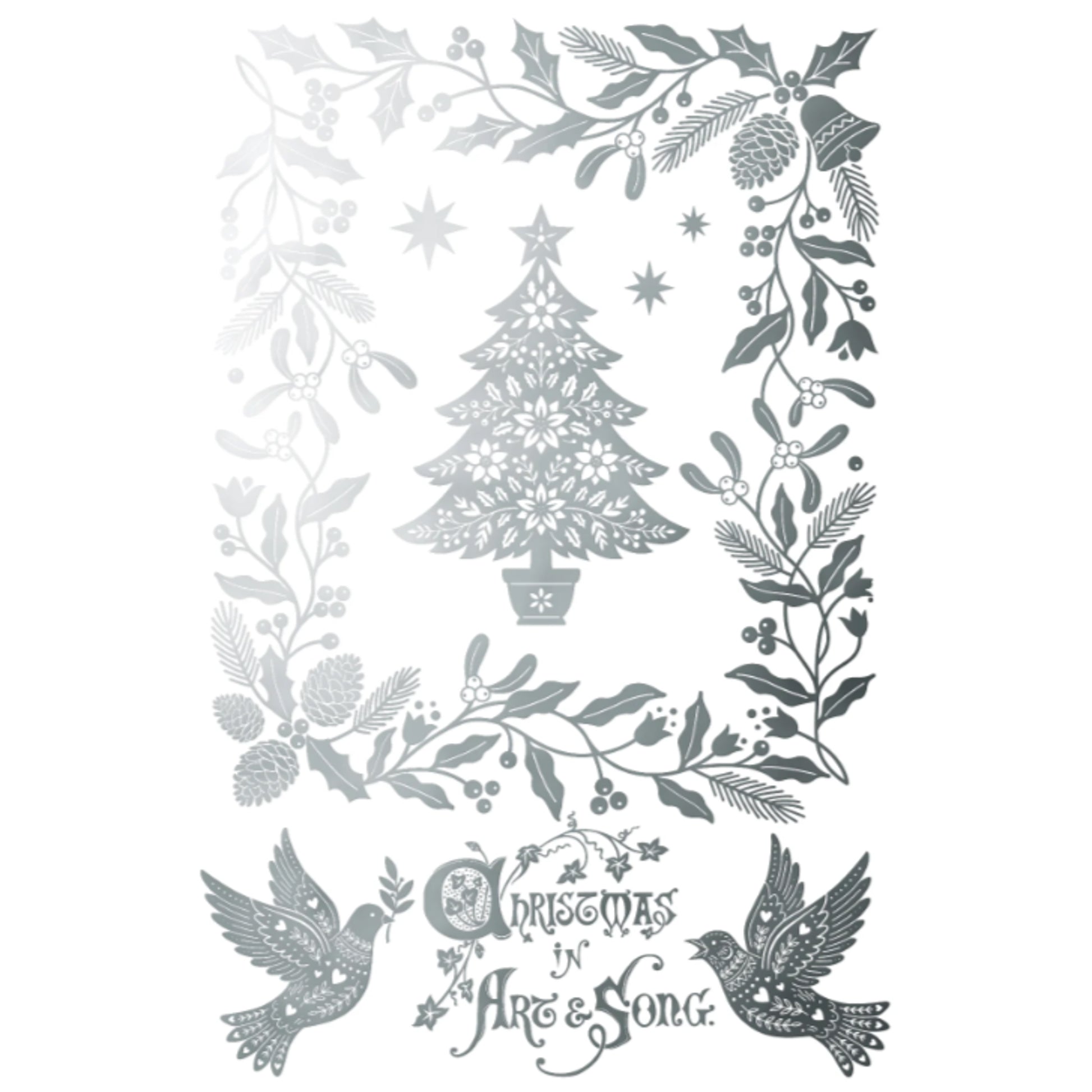 IOD Angels Sing Foil Decor Transfer by Iron Orchid Designs - 8 Sheets