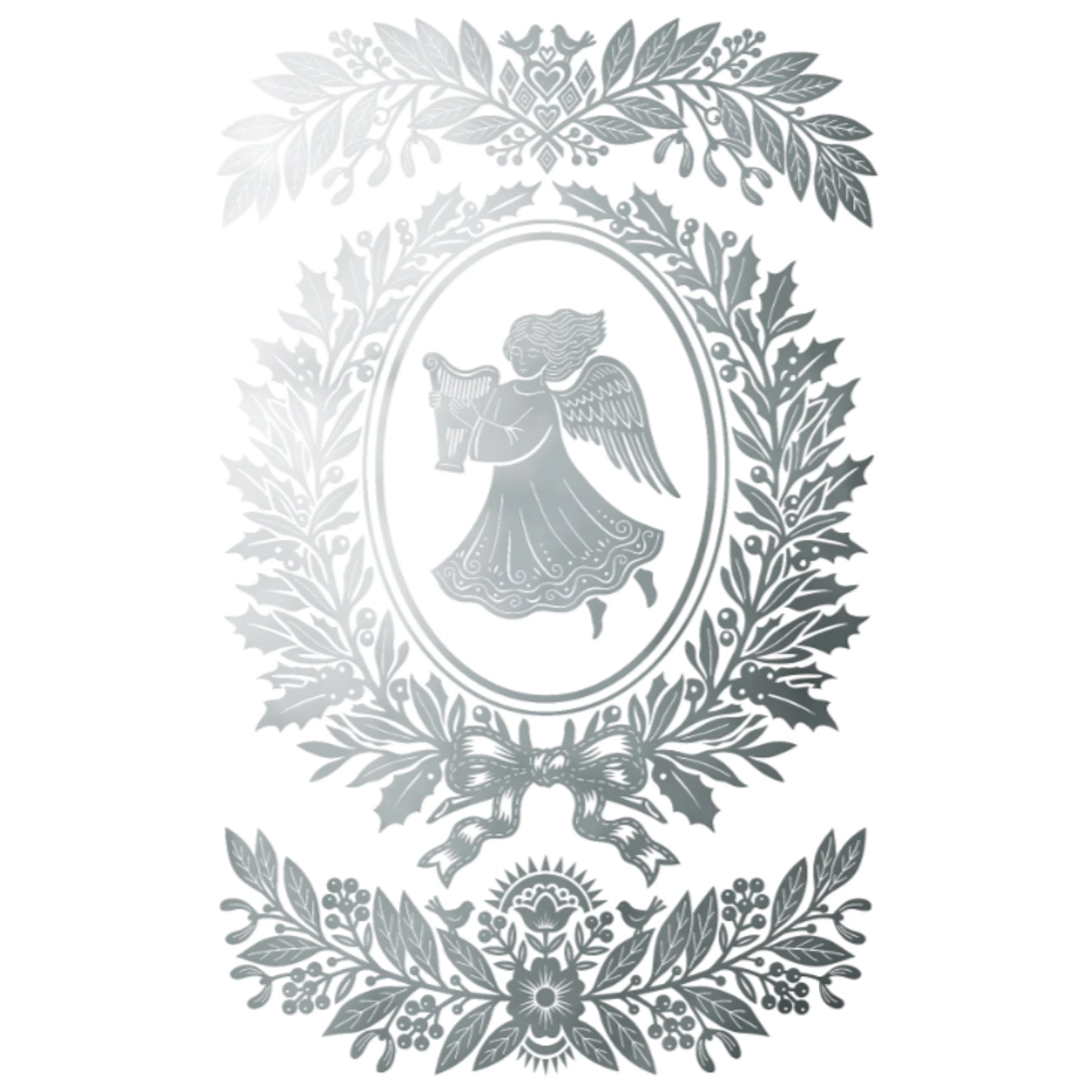 IOD Angels Sing Foil Decor Transfer by Iron Orchid Designs - 8 Sheets
