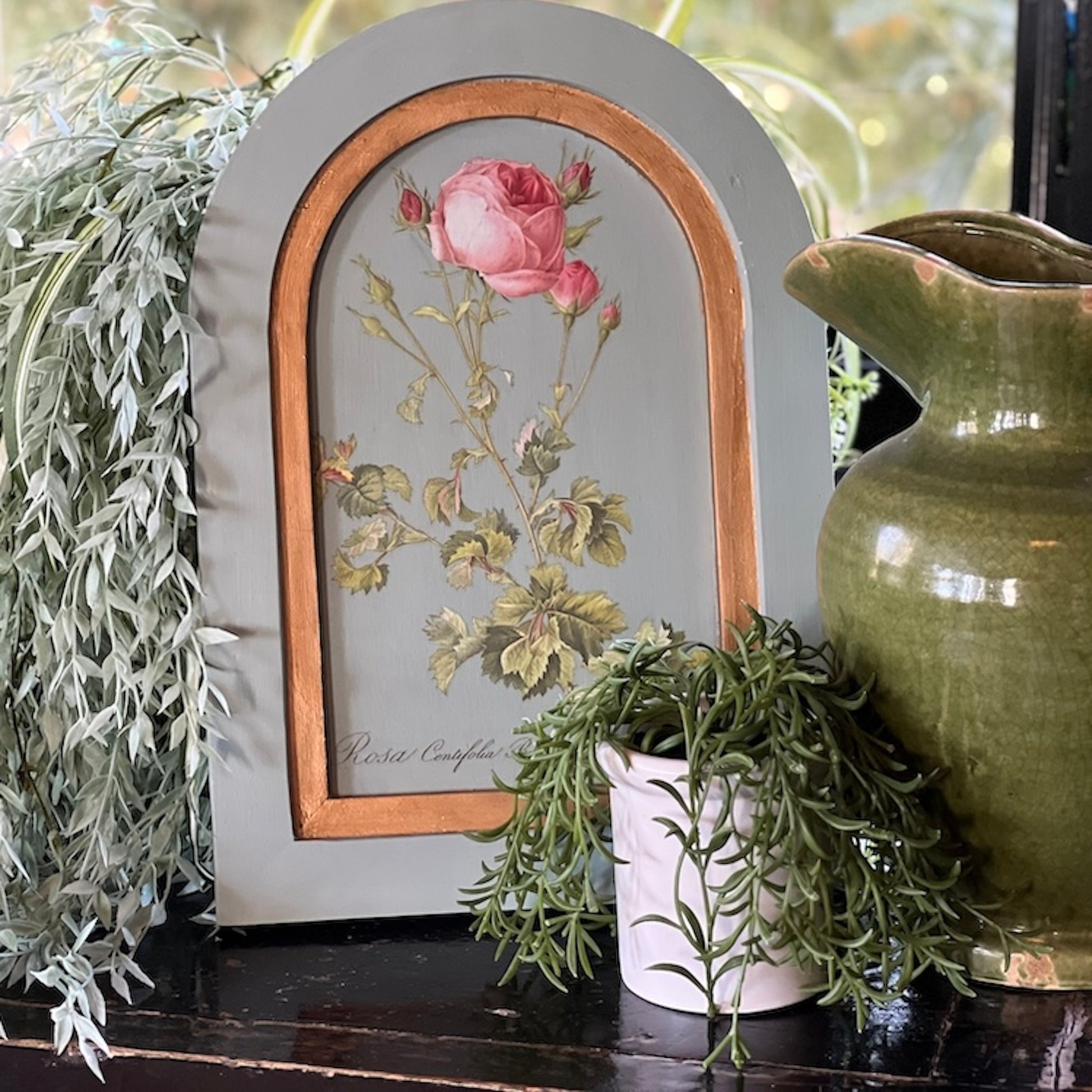 IOD Arched Wood Blank 16" x 11" by Iron Orchid Designs - Double-Sided