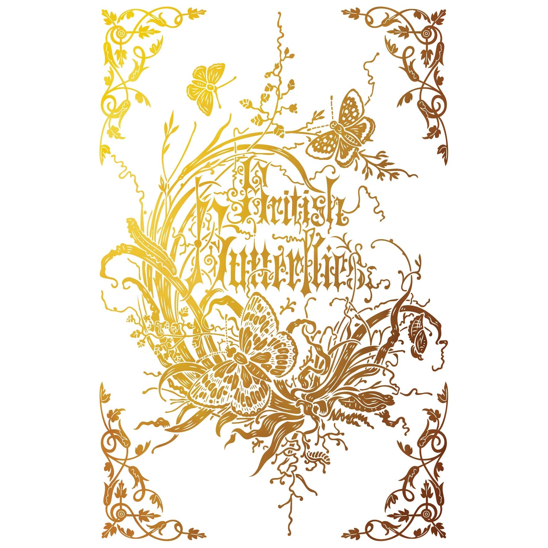 IOD Athenaeum Gilded Decor Transfer by Iron Orchid Designs - 8 Sheets