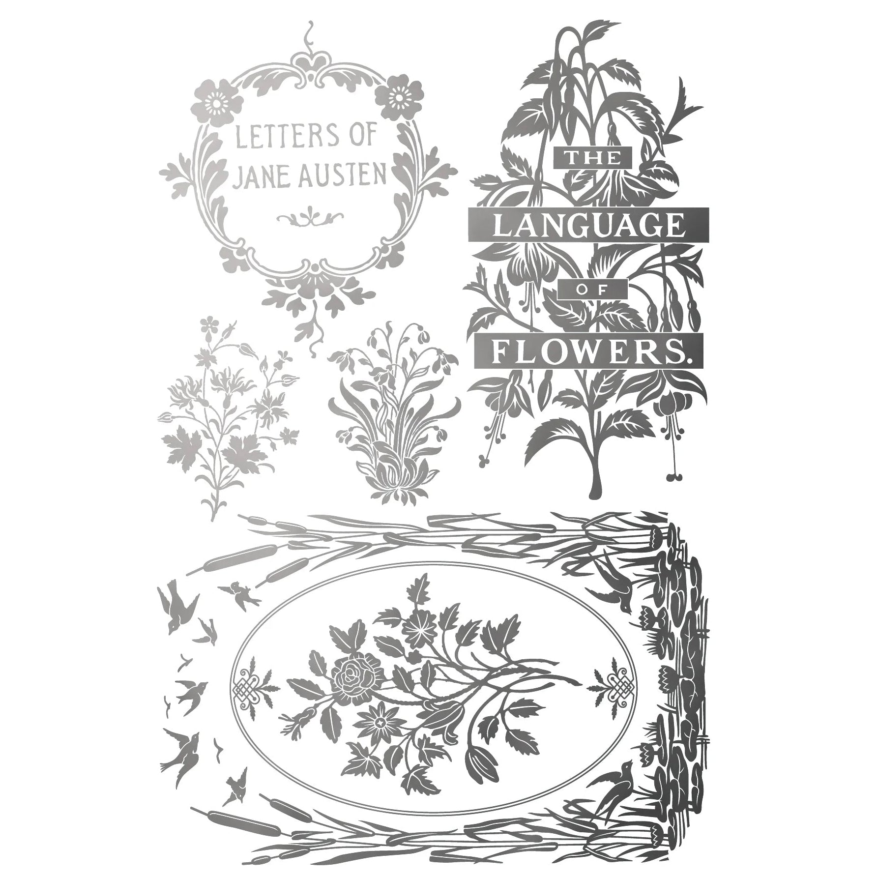 IOD Athenaeum Gilded Decor Transfer by Iron Orchid Designs - 8 Sheets