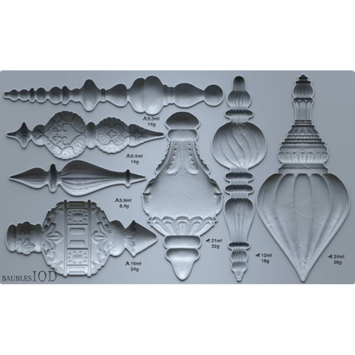 IOD Baubles Decor Mould by Iron Orchid Designs - Winter 2026 Limited
