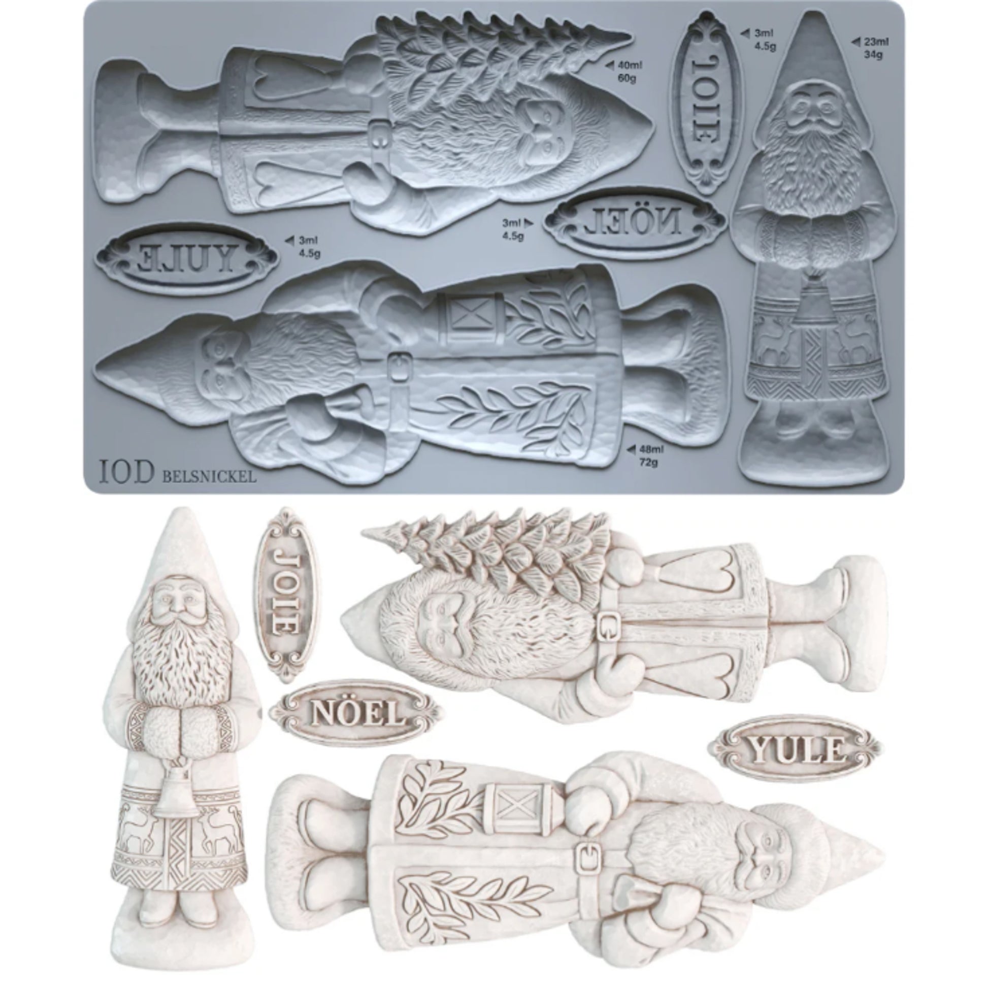 IOD Belsnickel Decor Mould by Iron Orchid Designs - Winter 2026