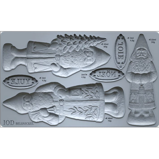 IOD Belsnickel Decor Mould by Iron Orchid Designs - Winter 2026