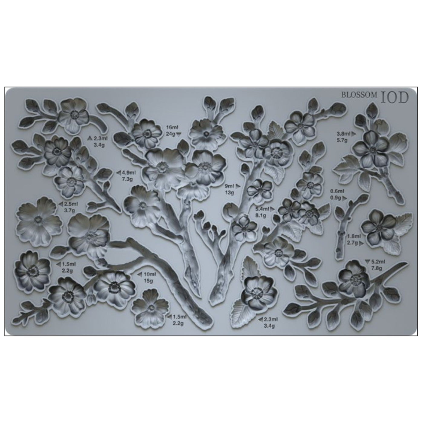 IOD Blossom Decor Mould - Iron Orchid Designs
