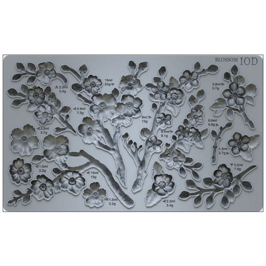 IOD Blossom Decor Mould - Iron Orchid Designs