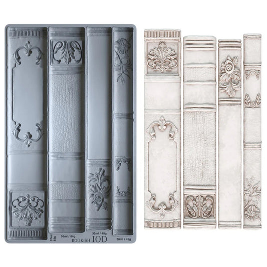 IOD Bookish Decor Mould by Iron Orchid Designs 6x10 - Summer 2026
