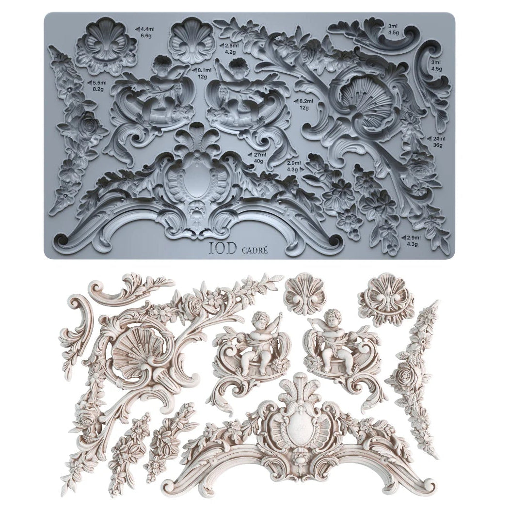 IOD Cadre Decor Mould by Iron Orchid Designs 6x10 - Summer 2026