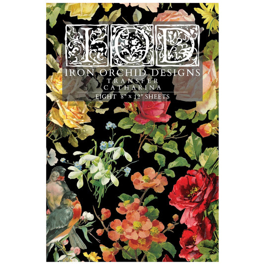 IOD Catharina Decor Transfer - Iron Orchid Designs