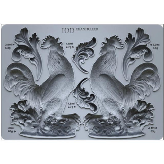 IOD Chanticleer Decor Mould - Iron Orchid Designs