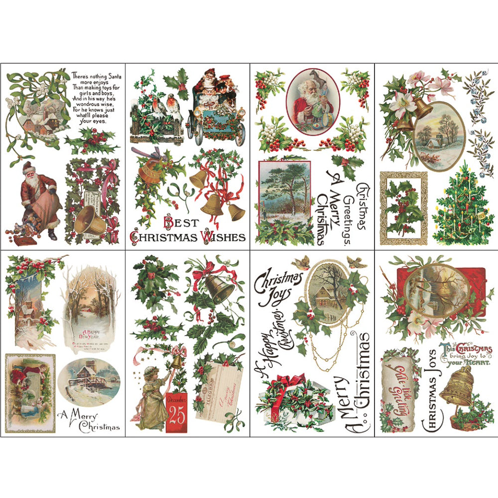 IOD Christmas Joy Decor Transfer - Iron Orchid Designs | Limited Edition