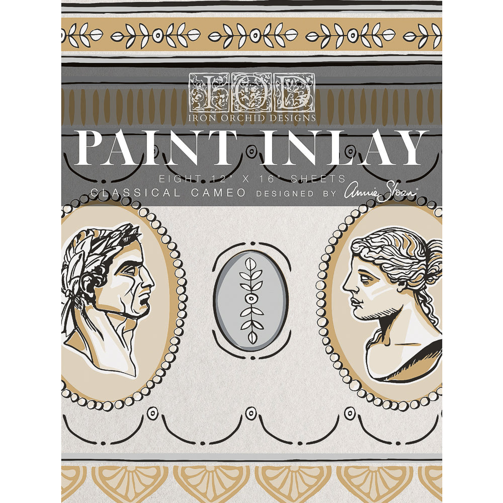 IOD Classical Cameo Paint Inlay - Iron Orchid Designs
