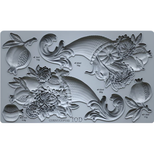 IOD Cornucopias Decor Mould by Iron Orchid Designs - Winter 2026