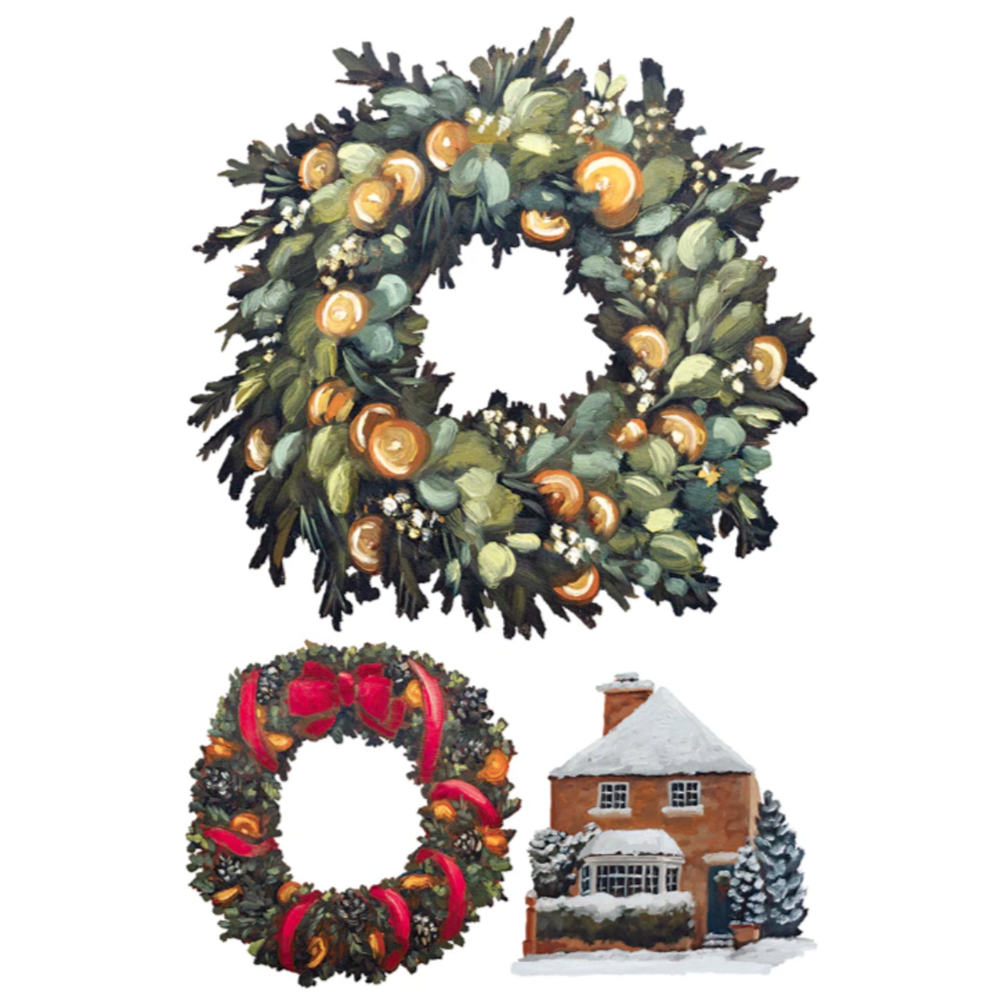 IOD A Cotswold Christmas Decor Transfer by Iron Orchid Designs