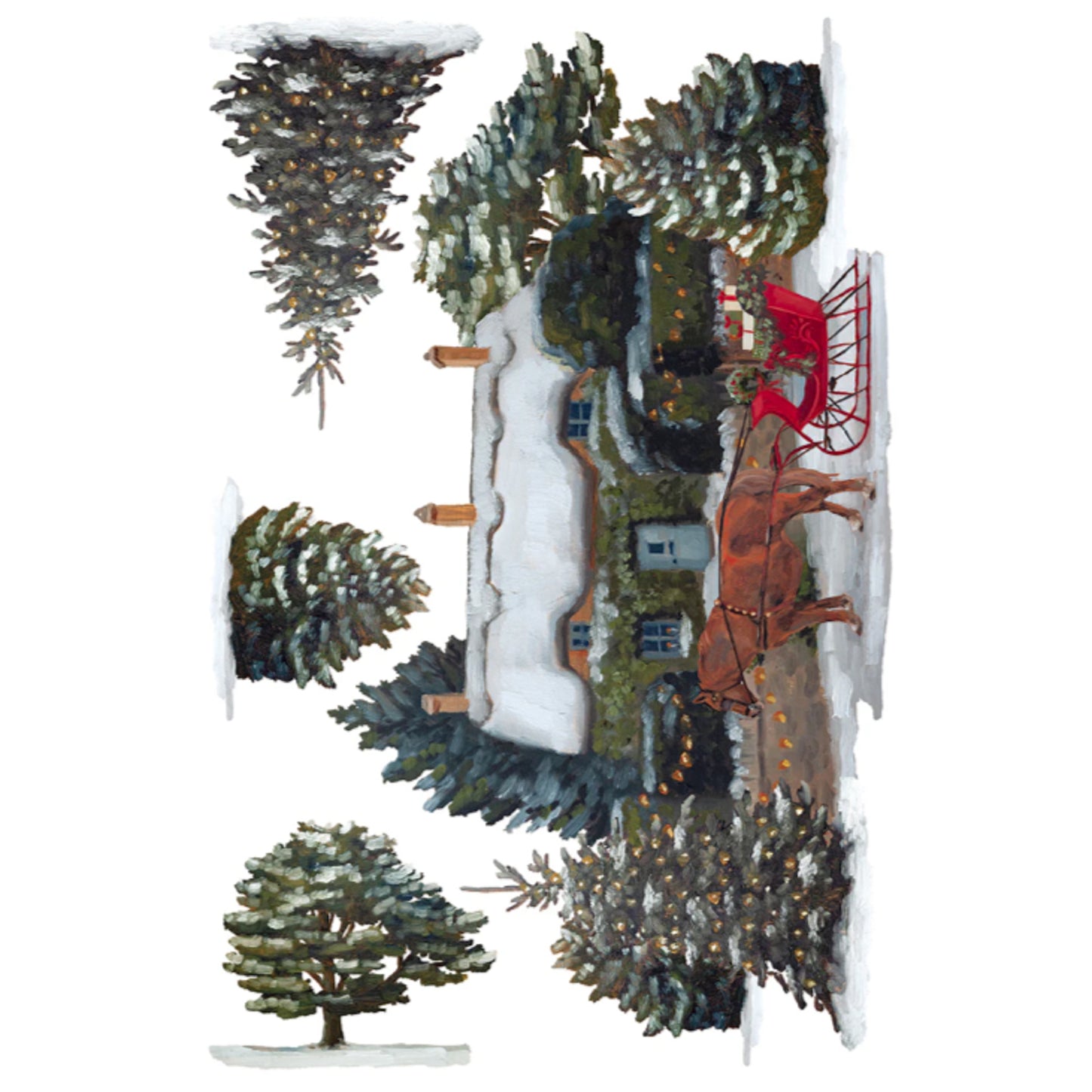 IOD A Cotswold Christmas Decor Transfer by Iron Orchid Designs