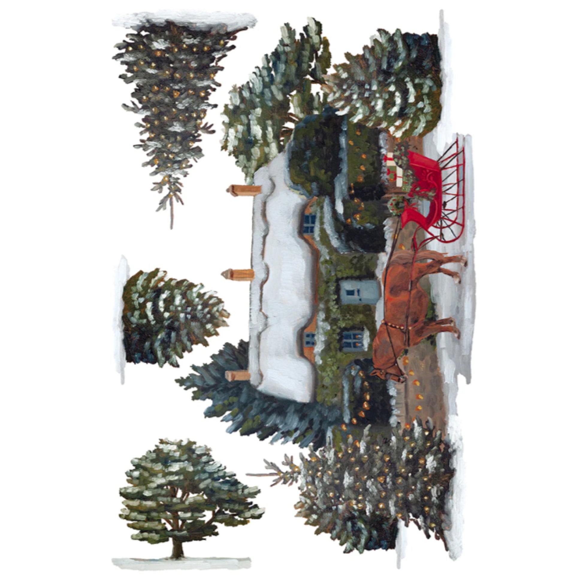 IOD A Cotswold Christmas Decor Transfer by Iron Orchid Designs