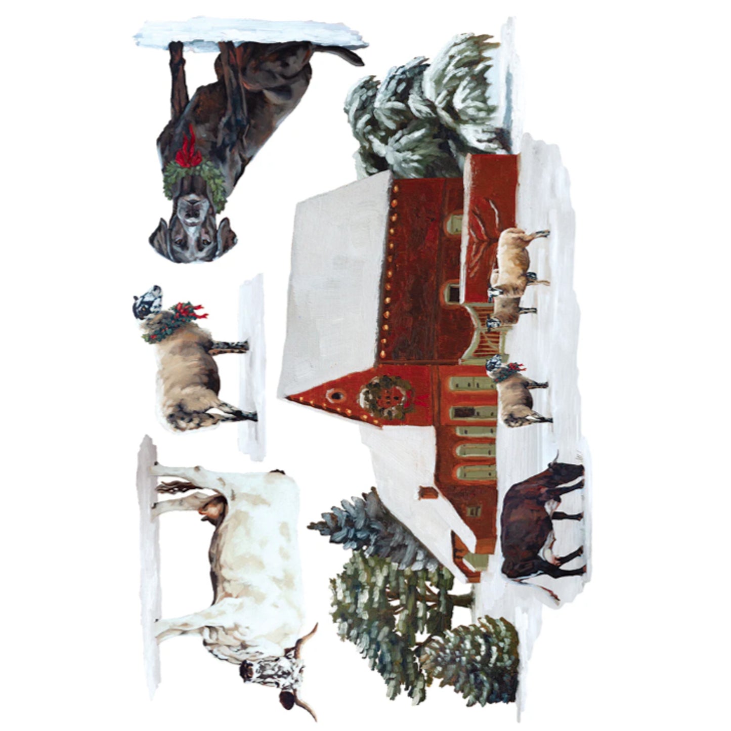 IOD A Cotswold Christmas Decor Transfer by Iron Orchid Designs