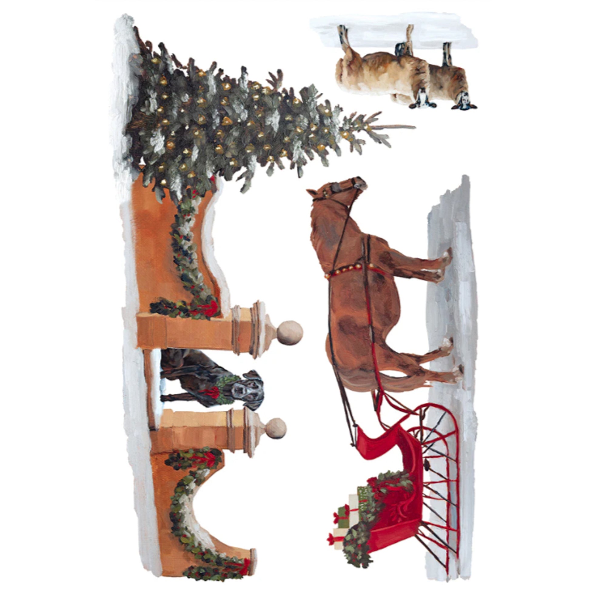 IOD A Cotswold Christmas Decor Transfer by Iron Orchid Designs