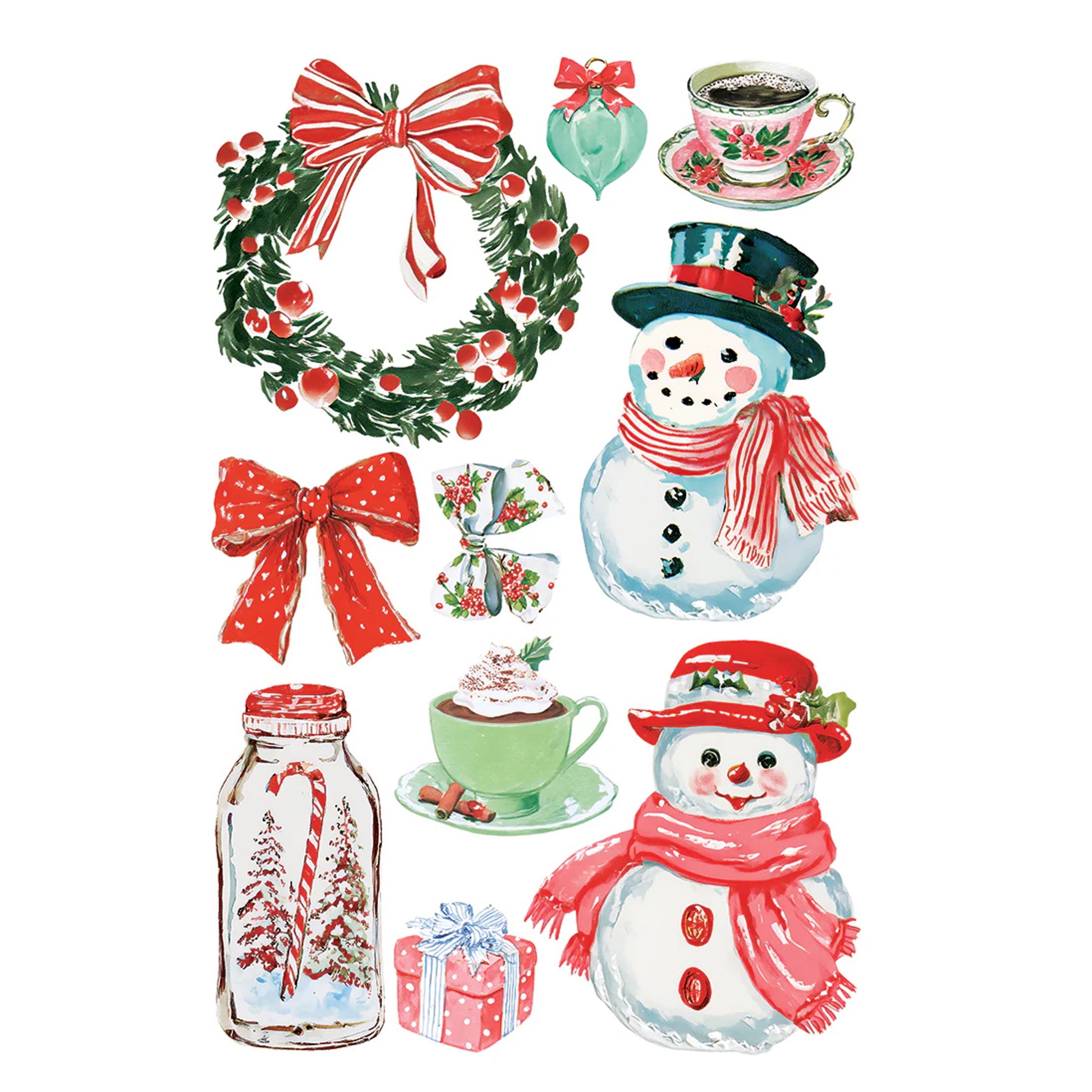 IOD Darling Holiday Decor Transfer by Iron Orchid Designs - 8 Sheets