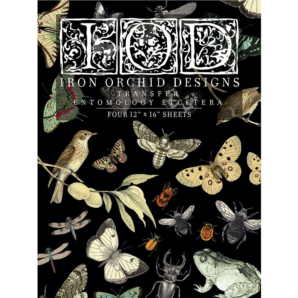 IOD Entomology Etcetera Decor Transfer - Iron Orchid Designs