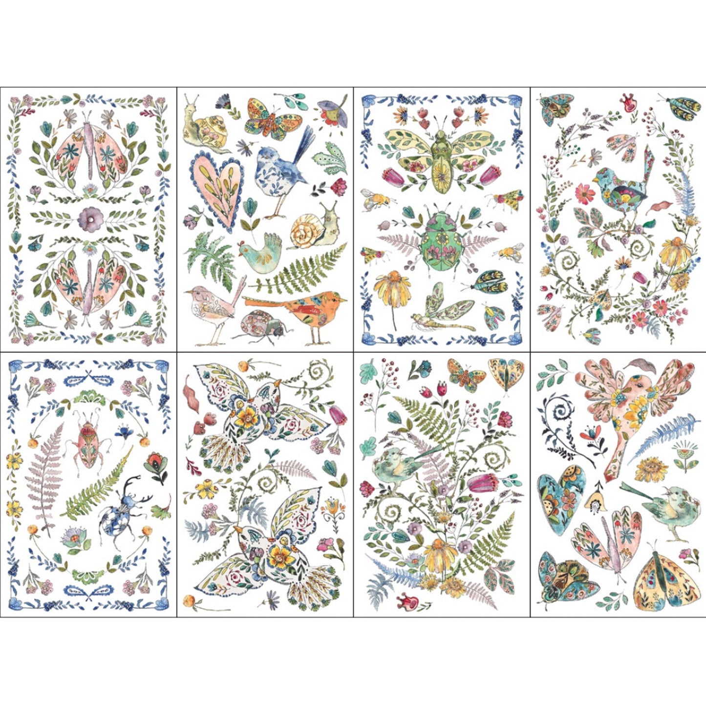 IOD Fern Fables Decor Transfer by Iron Orchid Designs - Summer 2026