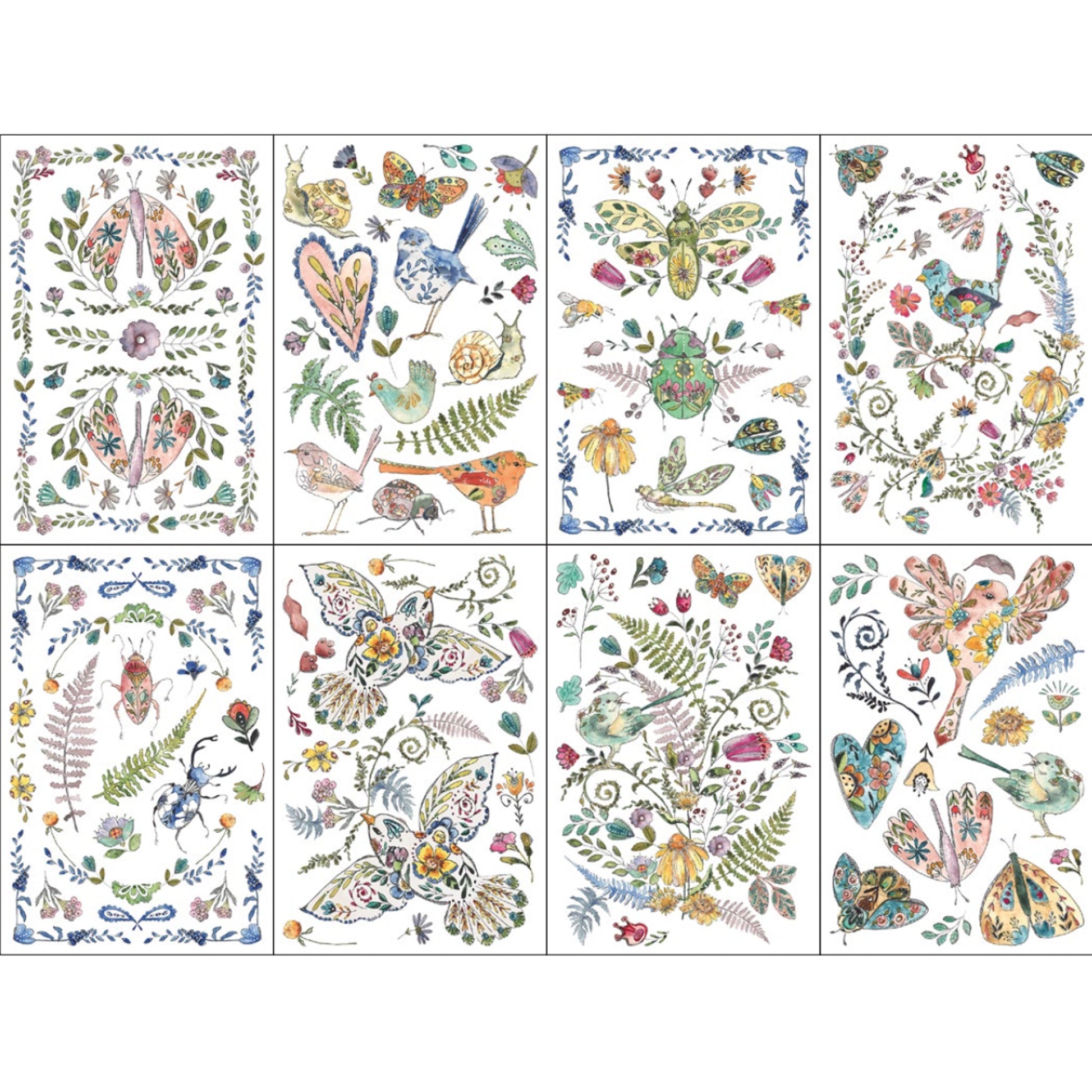 IOD Fern Fables Decor Transfer by Iron Orchid Designs - Summer 2026