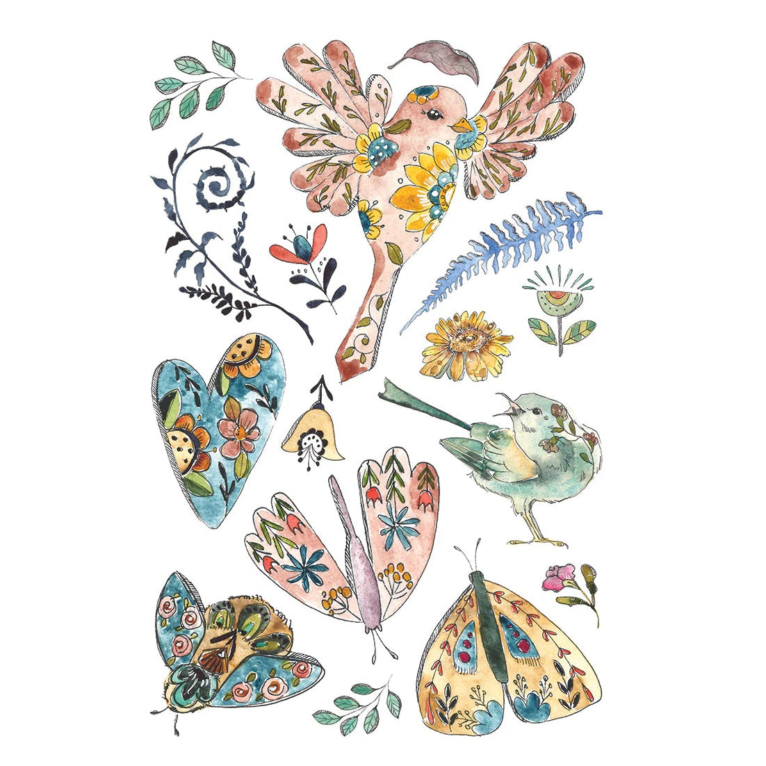 IOD Fern Fables Decor Transfer by Iron Orchid Designs - Summer 2026