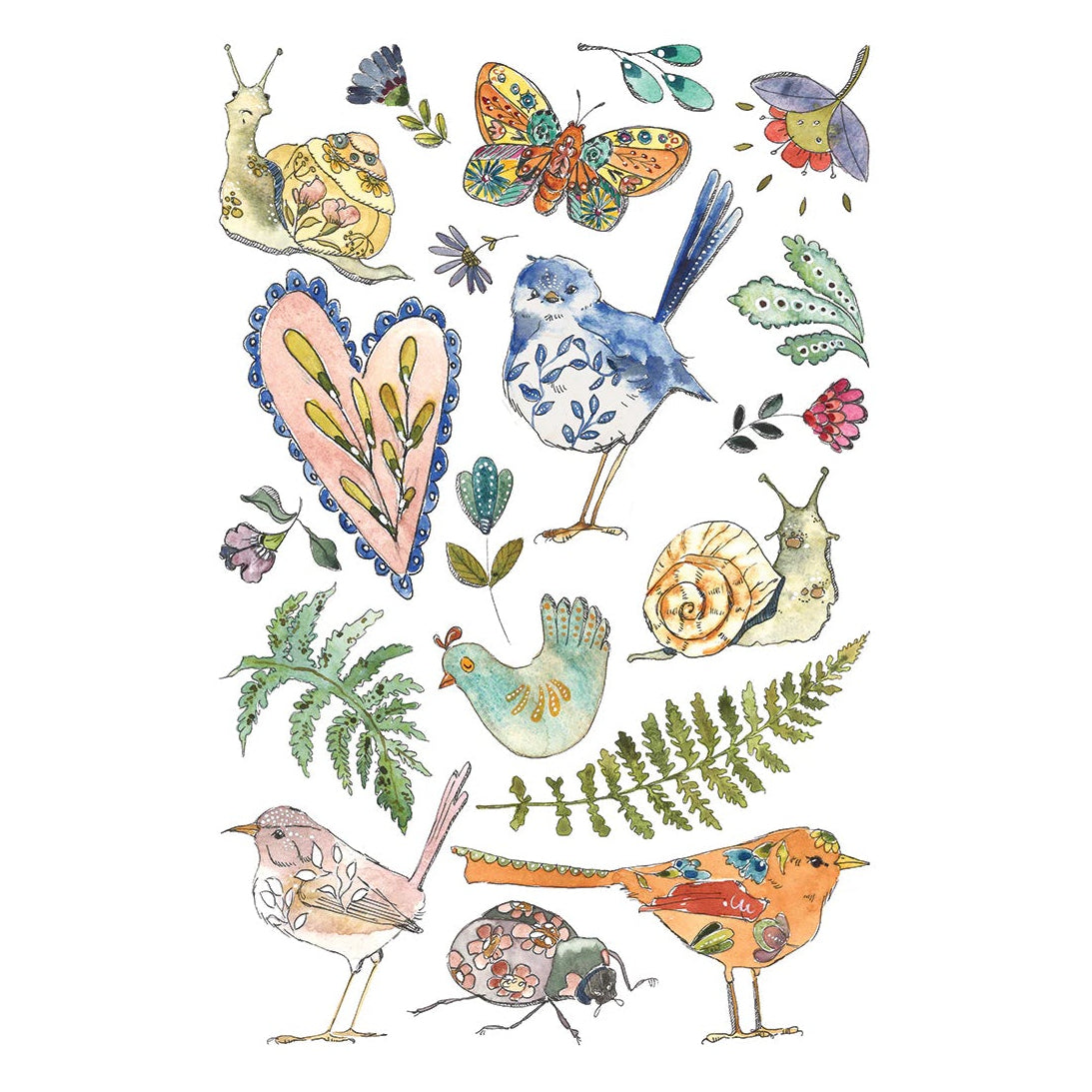 IOD Fern Fables Decor Transfer by Iron Orchid Designs - Summer 2026
