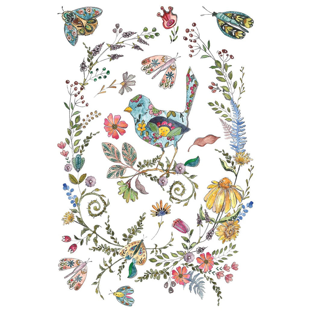 IOD Fern Fables Decor Transfer by Iron Orchid Designs - Summer 2026