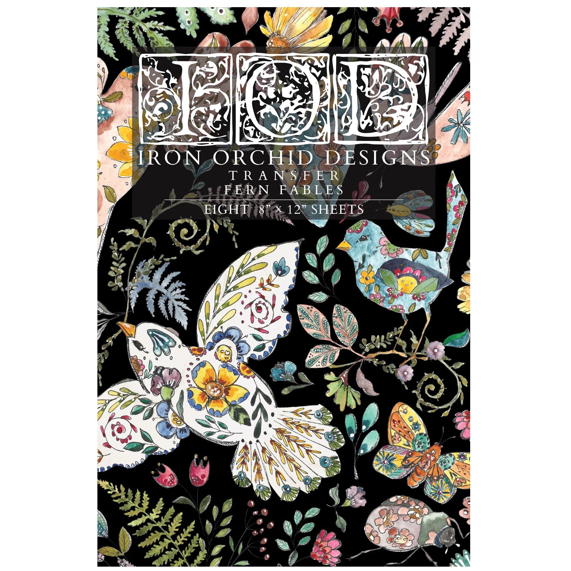 IOD Fern Fables Decor Transfer by Iron Orchid Designs - Summer 2026