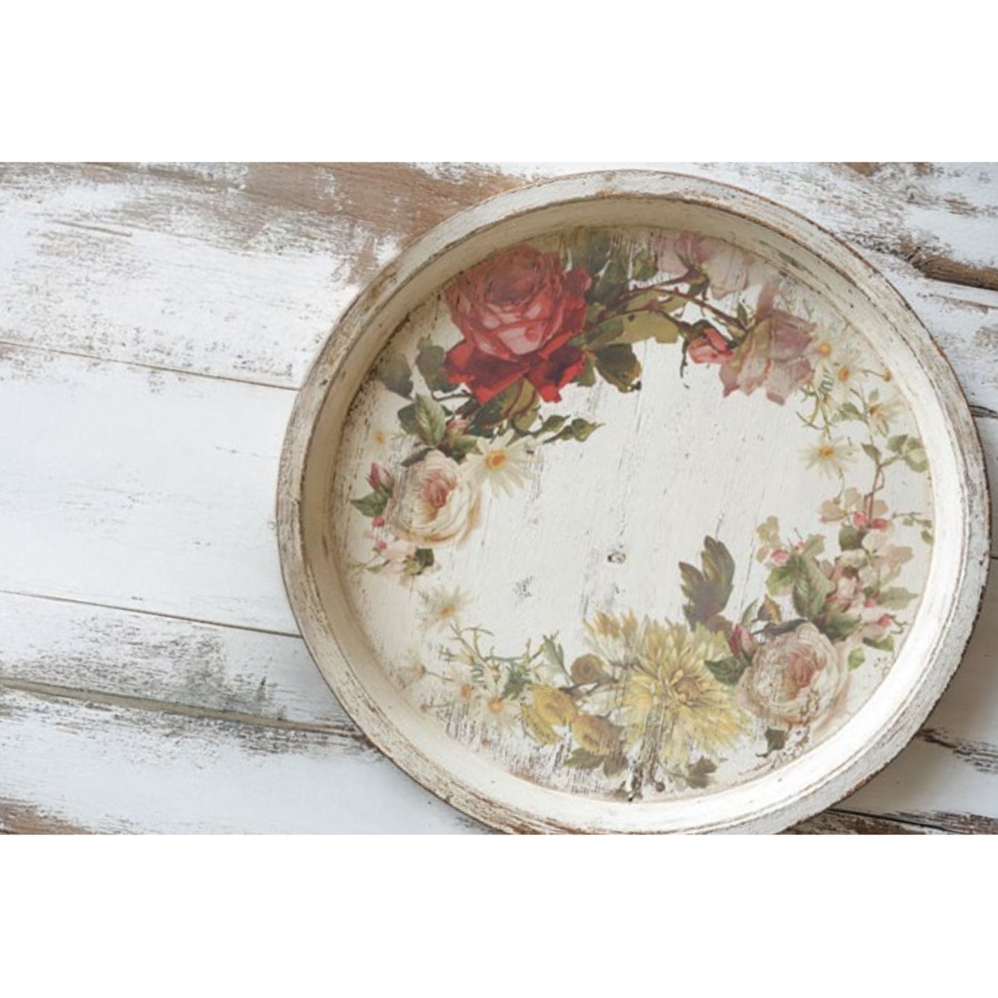 IOD Flowers By The Poets Decor Transfer by Iron Orchid Designs