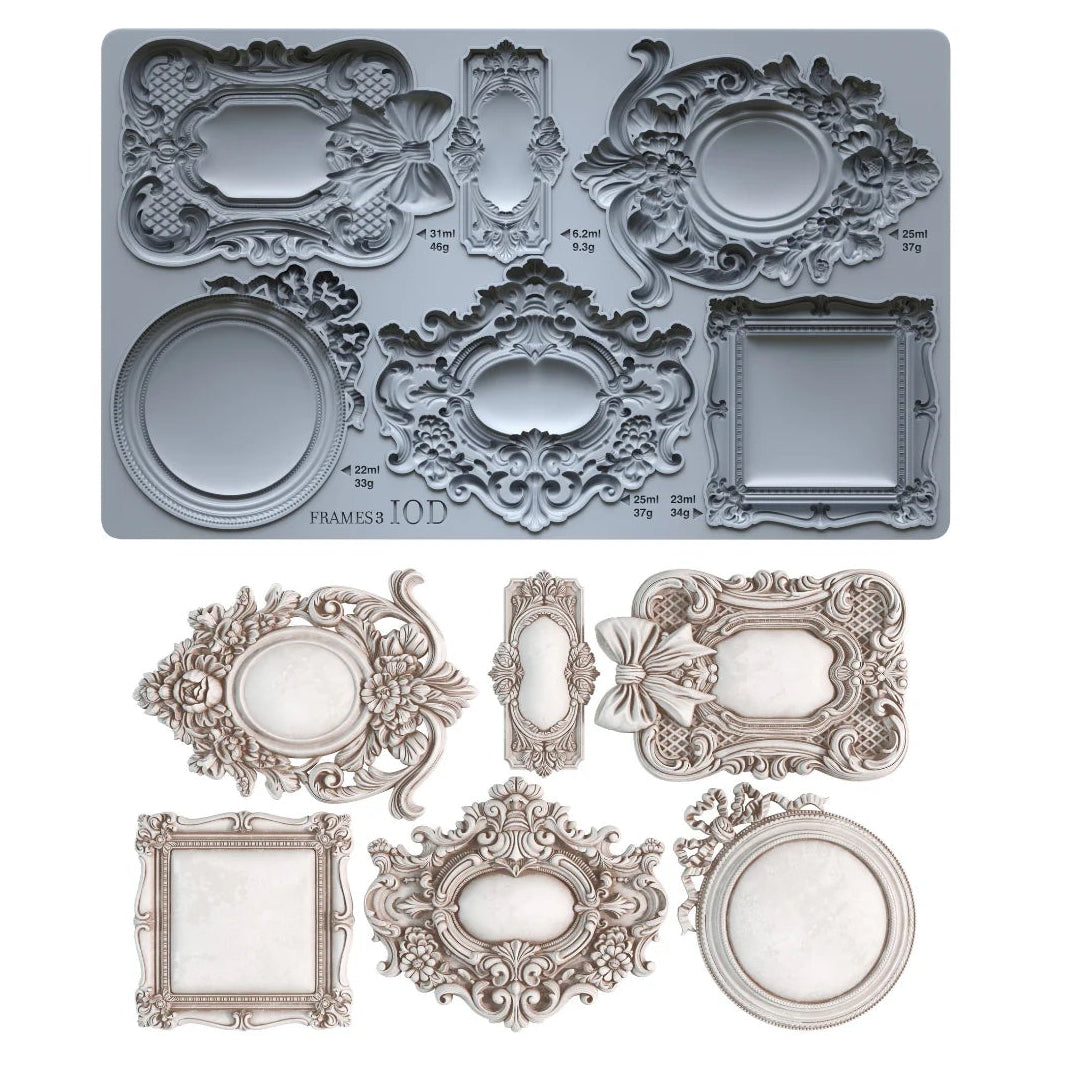 IOD Frames 3 Decor Mould by Iron Orchid Designs 6x10 - Summer 2026