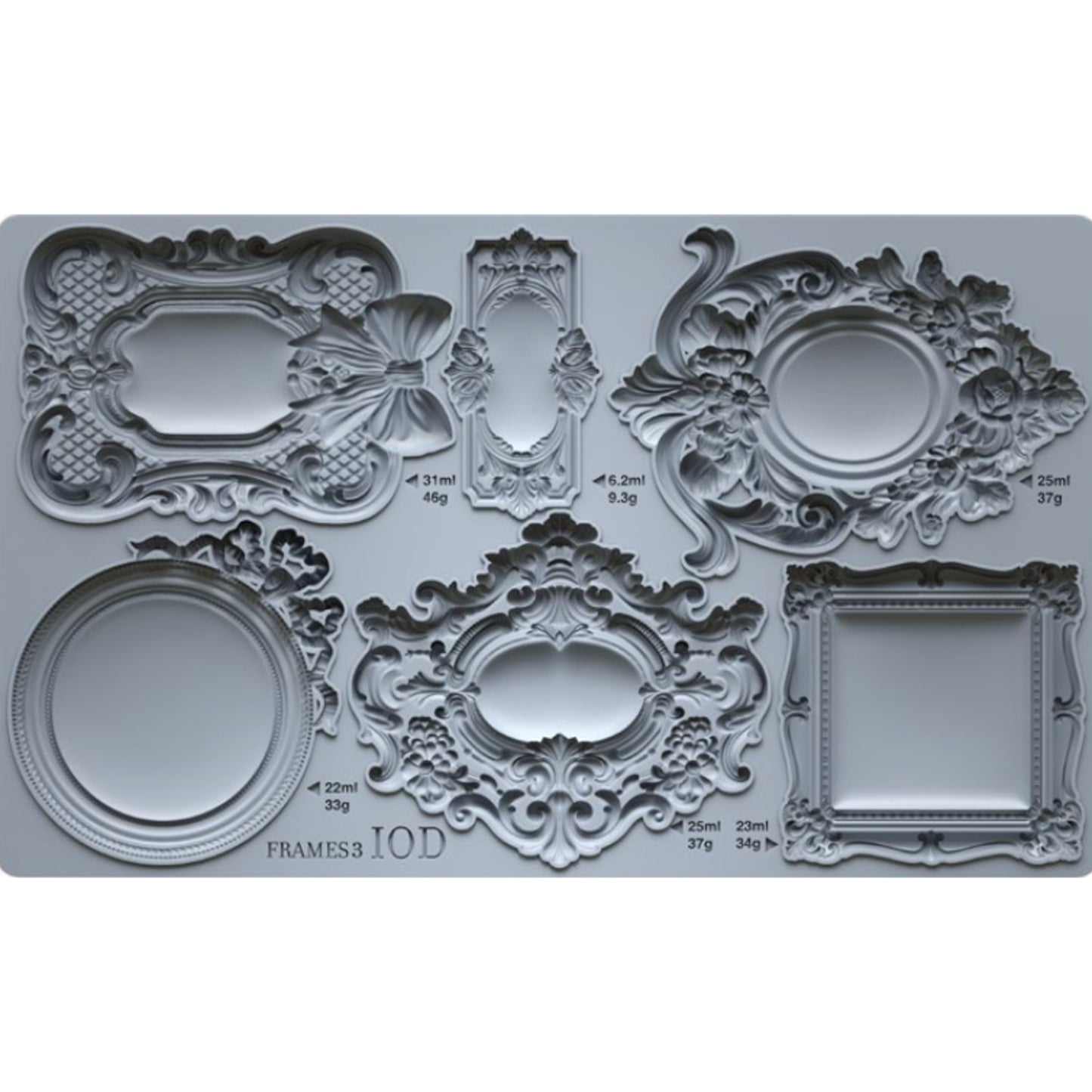 IOD Frames 3 Decor Mould by Iron Orchid Designs 6x10 - Summer 2026