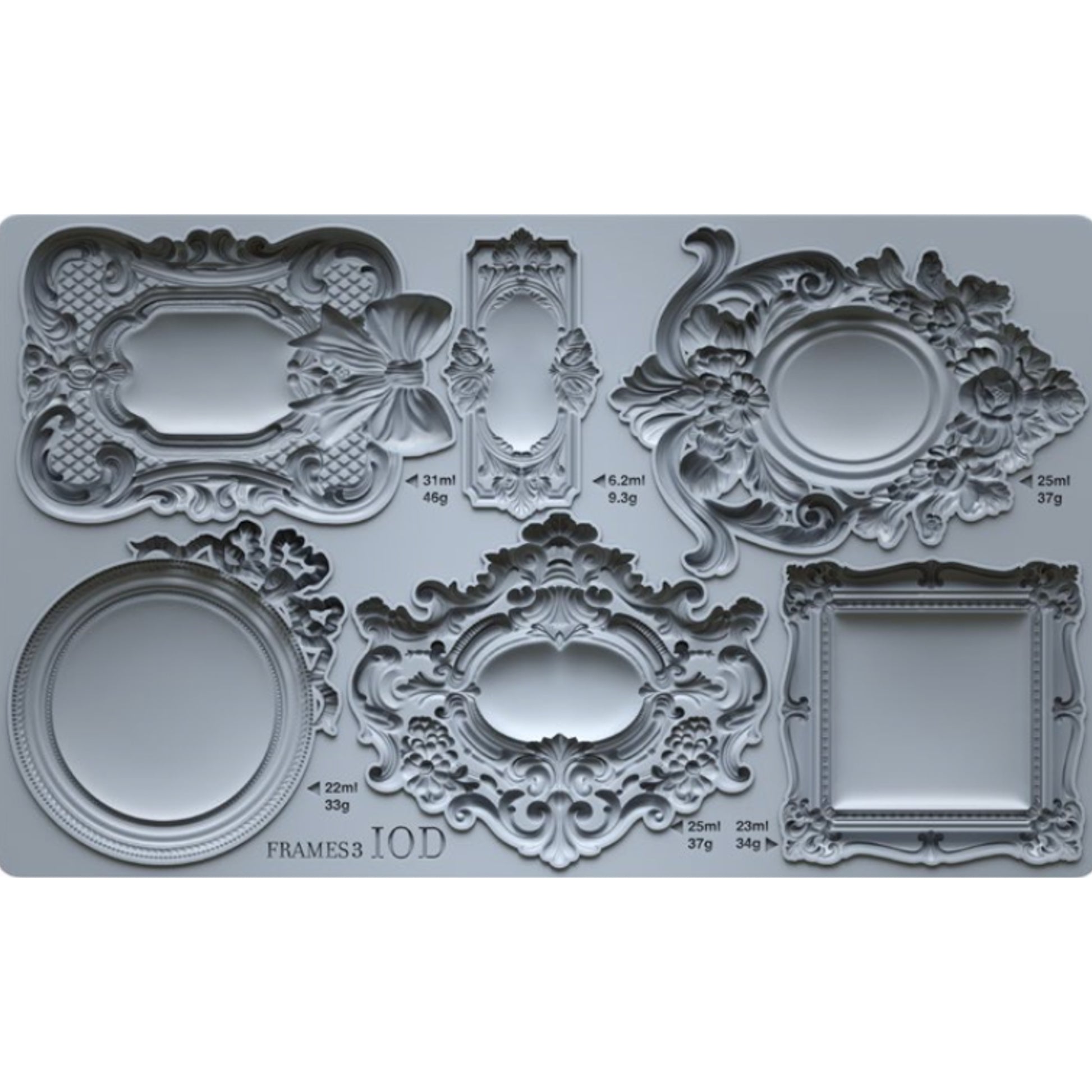 IOD Frames 3 Decor Mould by Iron Orchid Designs 6x10 - Summer 2026