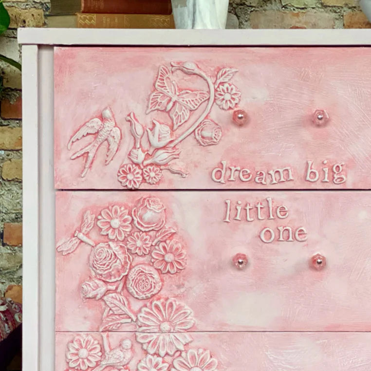 IOD He Loves Me Decor Mould by Iron Orchid Designs - 6x10 Silicone