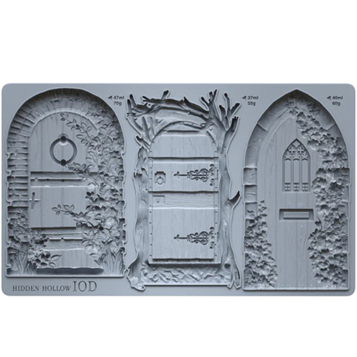 IOD Hidden Hollow Decor Mould by Iron Orchid Designs - 6x10 Silicone