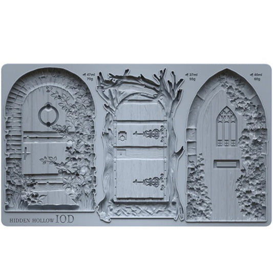 IOD Hidden Hollow Decor Mould by Iron Orchid Designs - 6x10 Silicone