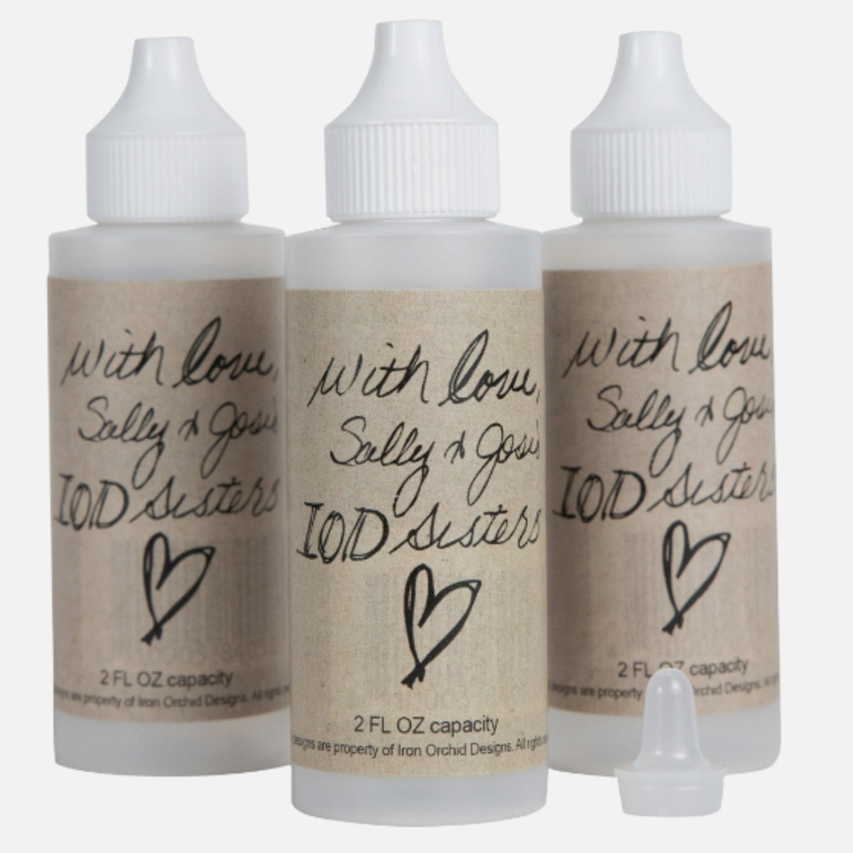 IOD Ink Mixing Bottles by Iron Orchid Designs - 3 Pack 2oz Each