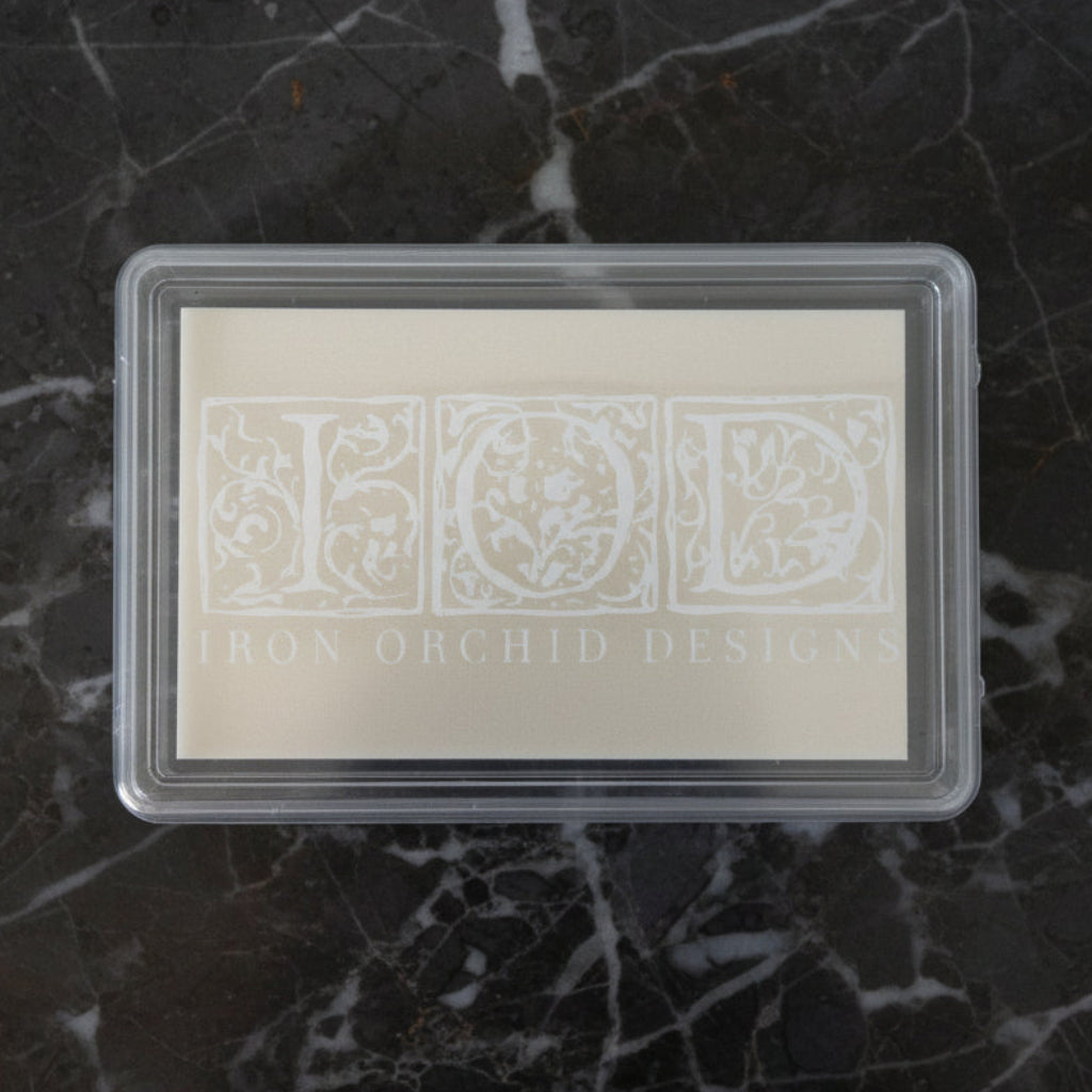 IOD Blank Ink Pad by Iron Orchid Designs - 4" x 2.75" Reusable