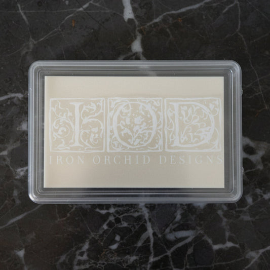IOD Blank Ink Pad by Iron Orchid Designs - 4" x 2.75" Reusable