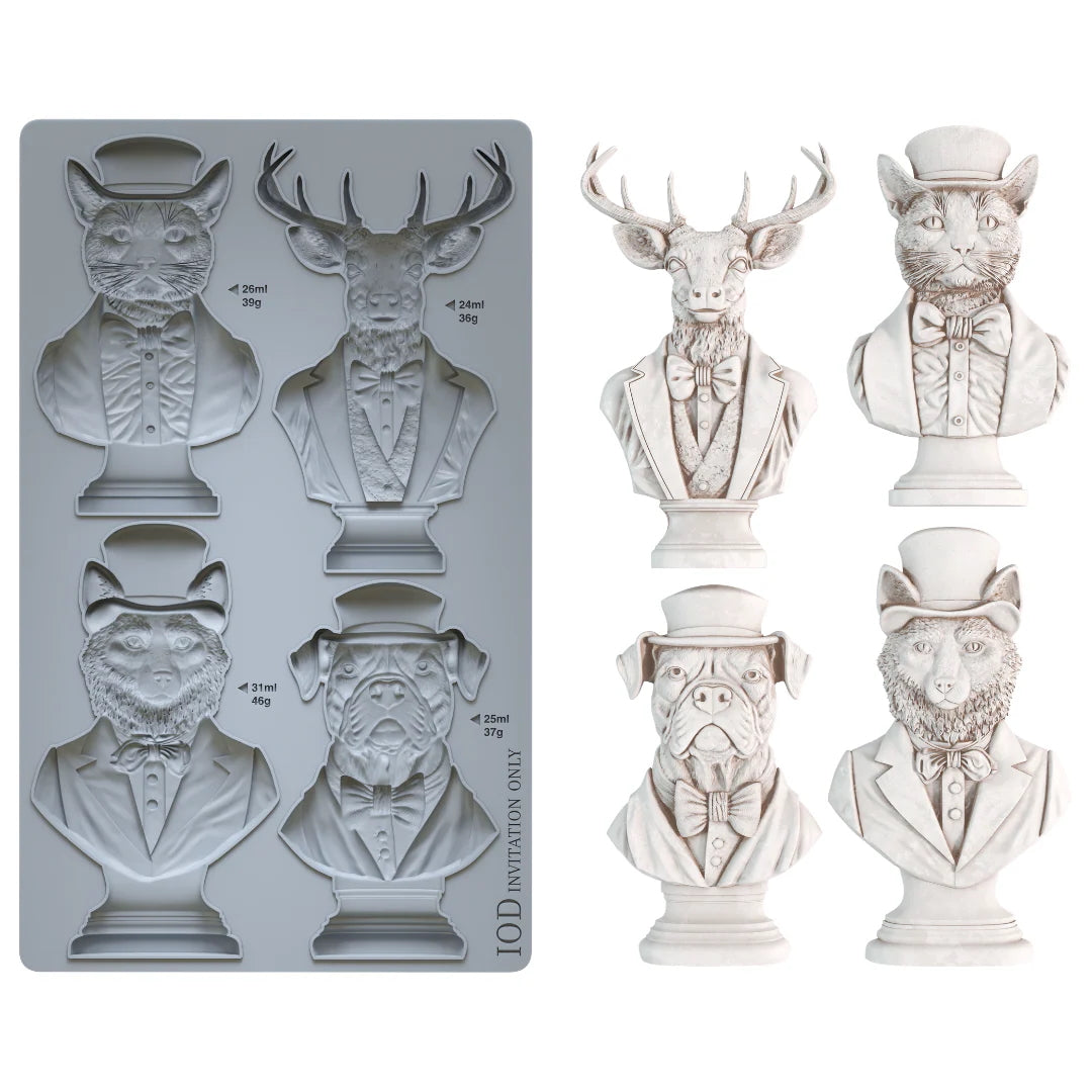 IOD Invitation Only Decor Mould by Iron Orchid Designs - 6x10 Silicone