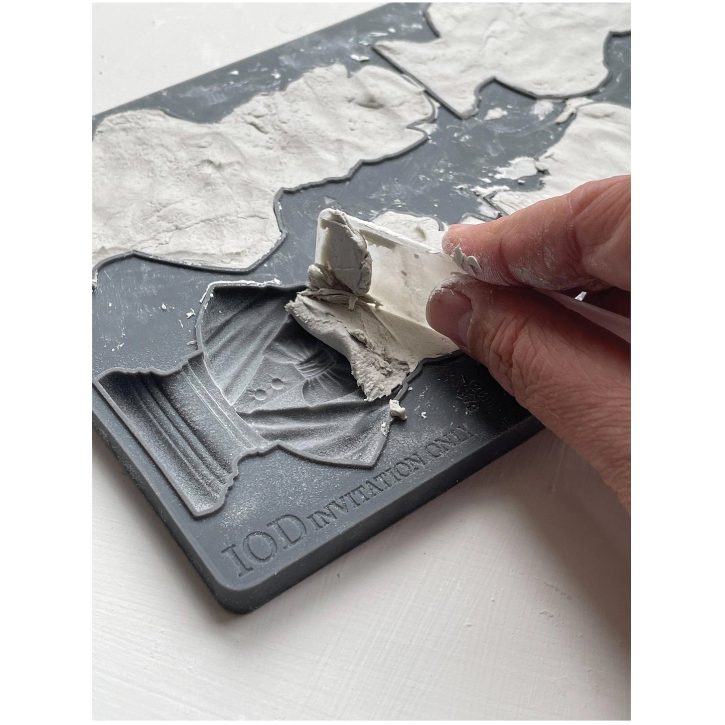 IOD Invitation Only Decor Mould by Iron Orchid Designs - 6x10 Silicone